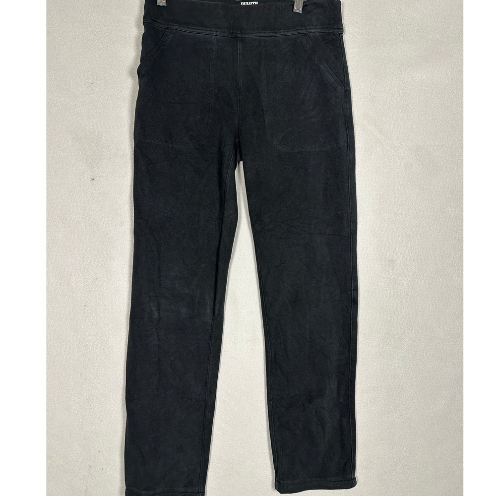 Duluth Trading Co Pants Womens Small 29 Straight Leg Black Pull On Stretch EUC